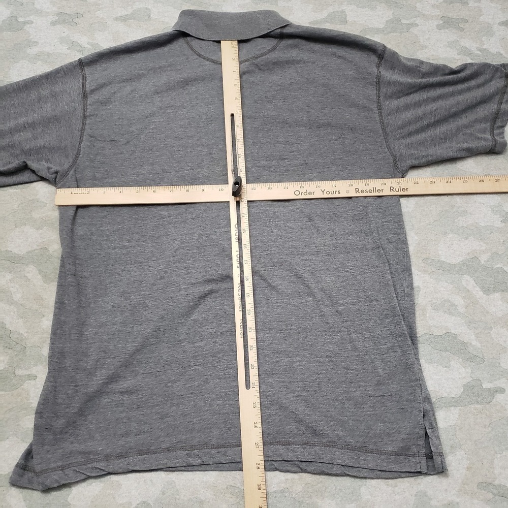 Ferruche Polo Shirt Mens Large Gray Short Sleeve Casual - Picture 7 of 10